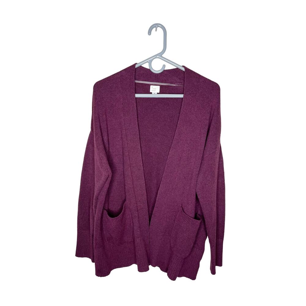 A NEW DAY Maroon Cardigan Size Medium